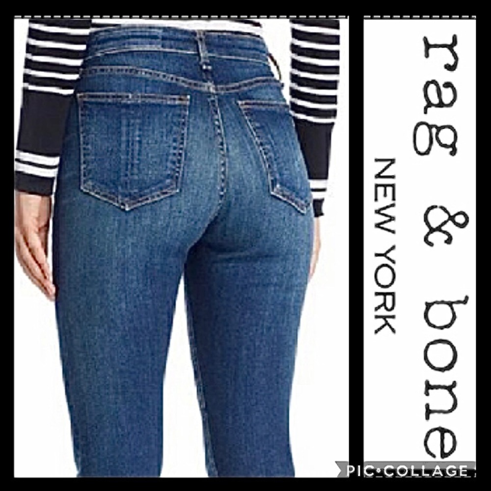 Rag & Bone hi-rise Jeans ankle skinny 27
